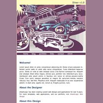 Diner web template