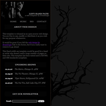 Left Hand Path Web Template