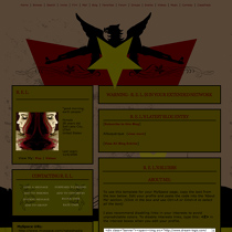 Lucifer over London MySpace Layout