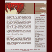 Red King web template