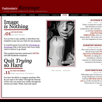 Fashionistas Revenge web template