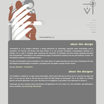 Technophilia web template